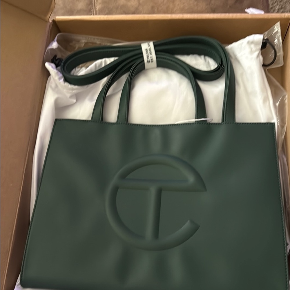 Telfar Green Shopping Bag ( MEDIUM)